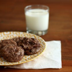 Chewy Chocolate Almond Cookies