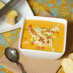 Chipotle-Rosemary Sweet Potato Soup