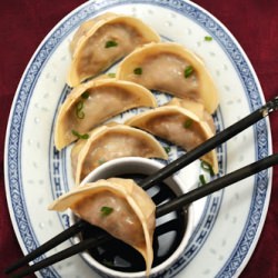 Easy Aromatic Prawn Potstickers