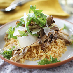 Lemony Garlic Mushrooms