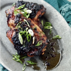 Cider-Glazed Chicken Thighs