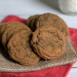 Soft and Chewy Ginger Cookies