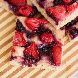 Whole Wheat Focaccia with Berries