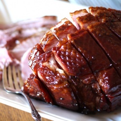 Balsamic Dijon Glazed Ham