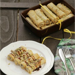 Chocolate Baklava Cigars