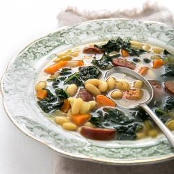 Kale & Great Northern Bean Soup