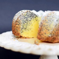 Lemon Poppy Seed Overload Cake