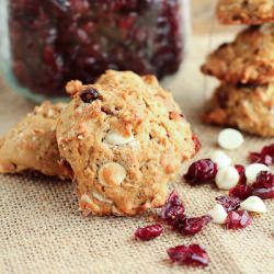 Cranberry White Chocolate Cookies