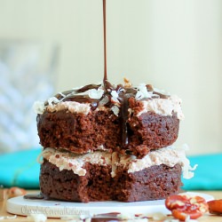 Microwave German Chocolate Mug Cake