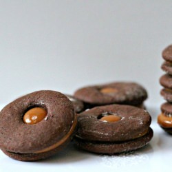 Chocolate Dulce de Leche Cookies