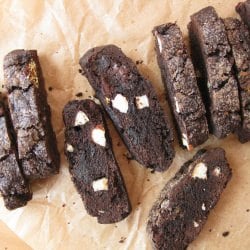 Chocolate Fudgy Biscotti