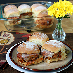 Make-Ahead Turkey Meatball Sliders