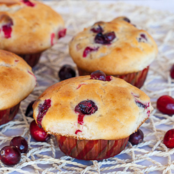 Cranberry and Banana Muffins