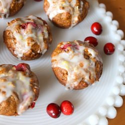 Holiday Pumpkin Cranberry Muffins