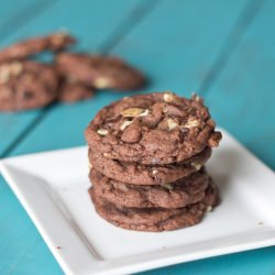 Mint Chocolate Pudding Cookies