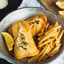 Perfectly-Crusted Fish and Chips