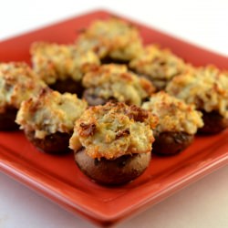 Blue Cheese&Bacon Stuffed Mushrooms