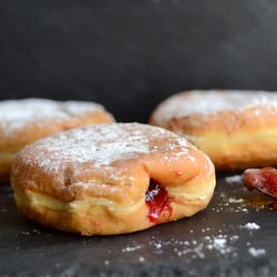 Homemade Fried Jelly Donuts