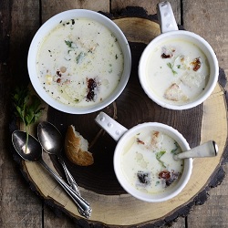 Parsley Root & Chesnut Soup