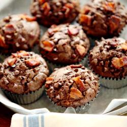 Chocolate-Bacon Muffins