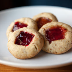 Pecan Thumbprint Cookies