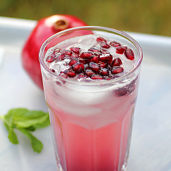 Pomegranate Italian Soda