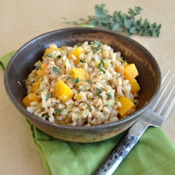 Farro Risotto w/ Butternut Squash