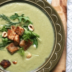 Creamy Fennel Hazelnut Soup