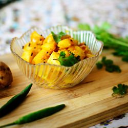 Nepali Breakfast : Aloo Sabji