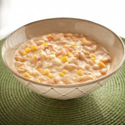 Creamy Cheesy White Chicken Chili