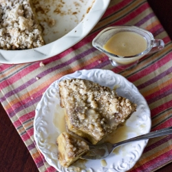 Bread Pudding with Rum Sauce