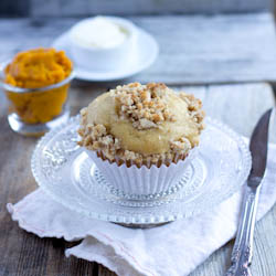 Pumpkin Crumb Muffins