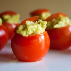 Avocado Stuffed Cherry Tomatoes