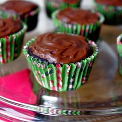 Chocolate & Peppermint Cupcakes