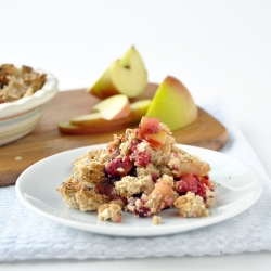 Apple Spiced Oat Cobbler