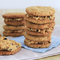 Peanut-less Butter Cream Cookies