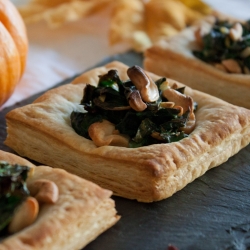 Swiss Chard & Cashew Puffs