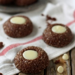 Chocolate Mint Thumbprints