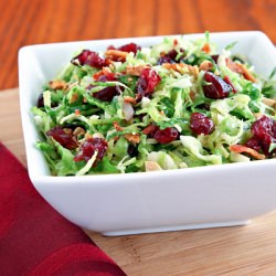 Brussels Sprout and Bacon Salad