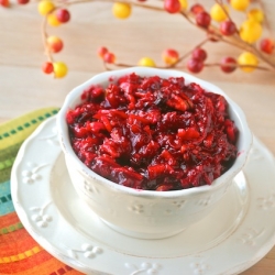 Cranberry Pear Relish