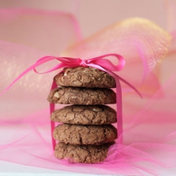 White Chunk Fudge Cookies