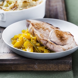 Lamb with Pineapple Chutney