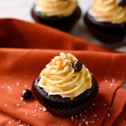 Salted Caramel Mocha Cupcakes