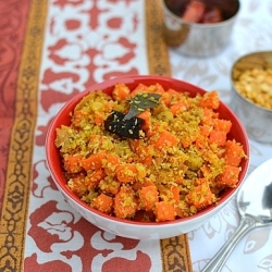 Carrot Patoli (Paruppu Usili)