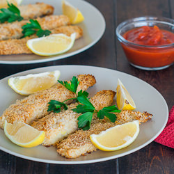 Lemony Tilapia Fish Sticks