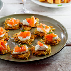 Rösti with Smoked Salmon