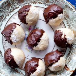 Coconut and Chocolate Biscuits