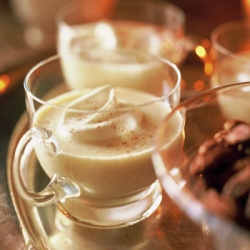 Eggnog with Orange and Lemon Zest