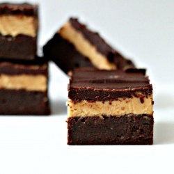 Triple Decker Peanut Butter Brownie