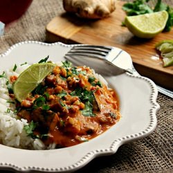 Eggplant Pumpkin Peanut Curry